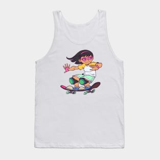 Skater Girl 80s Tank Top